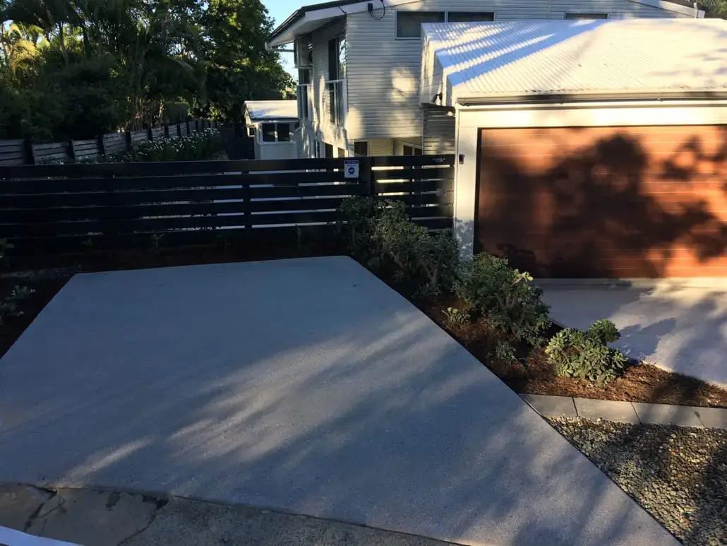 Exposed aggregate driveway — Exposed aggregate